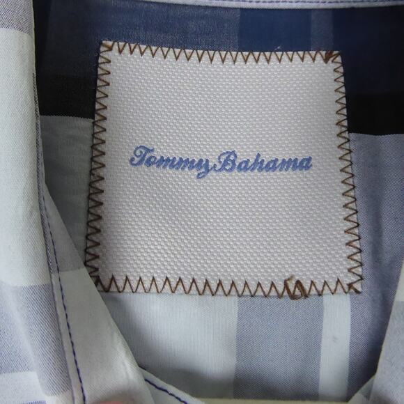 Tommy Bahama Shirt Mens SZ L Button Down Geometric Pattern Business Casual - Picture 5 of 13